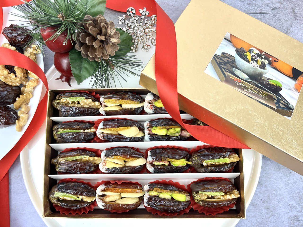 Christmas Gift and Stuffed Dates