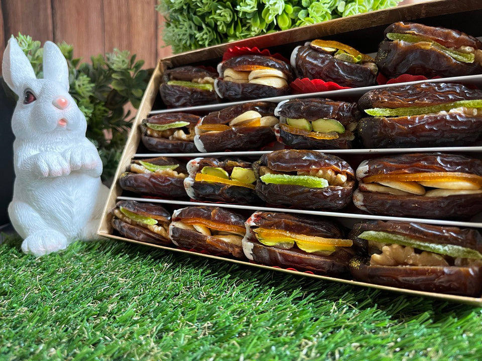 Stuffed Dates Great Healthy Gifts for Easter